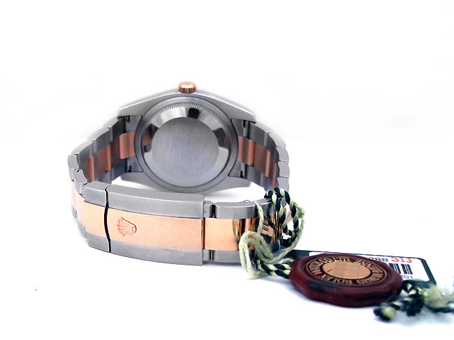 36mm Rolex Rose Gold Two Tone Datejust Turnograph 116261