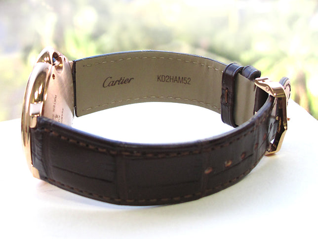 36.6mm Cartier 18k Rose Gold Ballon Bleu W6900456.