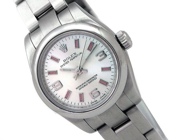 26mm Rolex Stainless Steel Oyster Perpetual Watch 176200