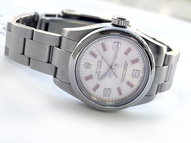26mm Rolex Stainless Steel Oyster Perpetual Watch 176200