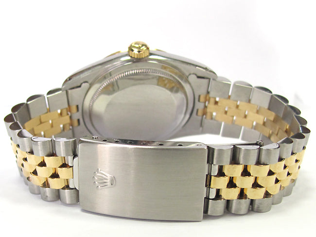 36mm Rolex Two-Tone Datejust  Diamond Dia 16233.