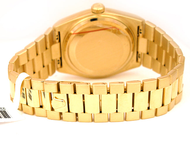 36mm Rolex 18K Yellow Gold Oyster-Quartz Daydate 19018.