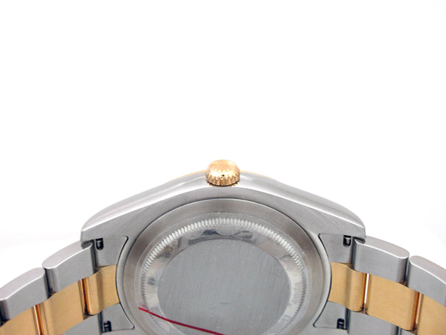 41mm Rolex Two-Tone Datejust II Slate Green Roman 116333.