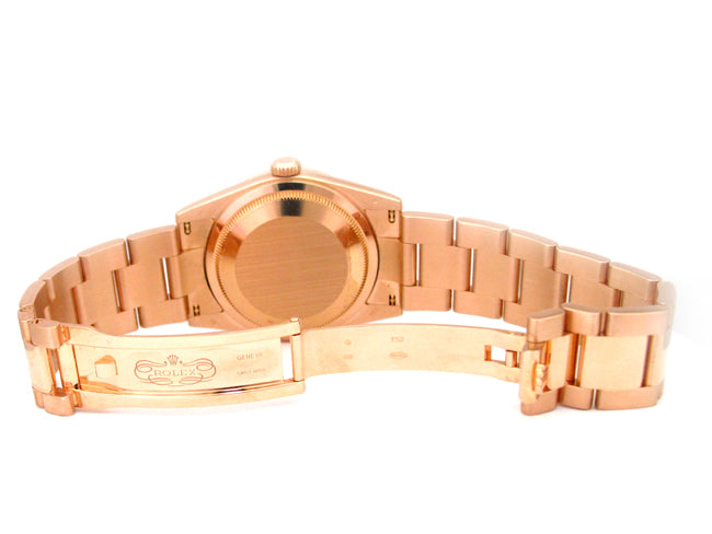 36mm Rolex 18k Rose Gold Daydate Oyster 118205.