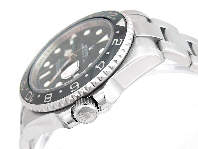 40mm Rolex Stainless GMT-Master II Ceramic 116710LN.