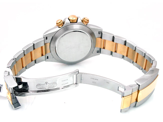 40mm Rolex Two-Tone Daytona White Dial 116523.