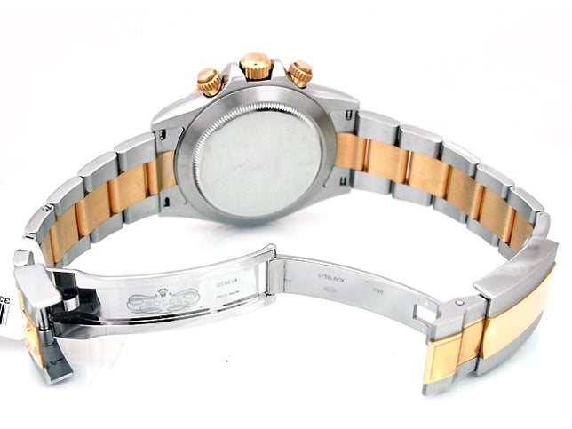 40mm Rolex Two-Tone Daytona White Dial 116523.