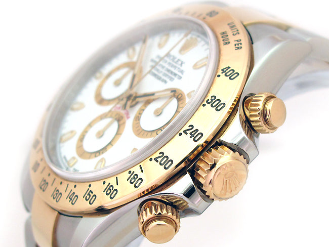 40mm Rolex Two-Tone Daytona White Dial 116523.