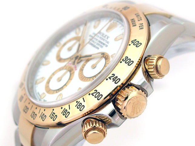 40mm Rolex Two-Tone Daytona White Dial 116523.