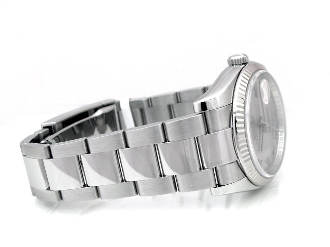 36mm Rolex Stainless Datejust Rhodium Dial Oyster 116234.