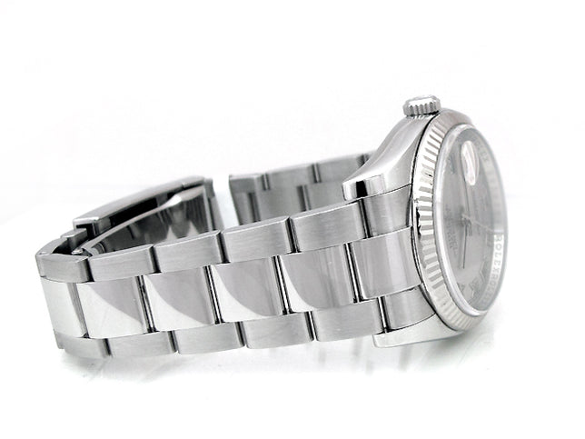 36mm Rolex Stainless Datejust Rhodium Dial Oyster 116234.
