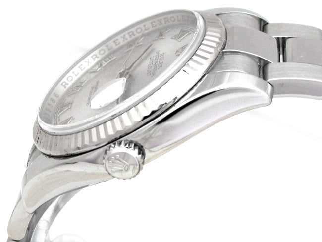 36mm Rolex Stainless Datejust Rhodium Dial Oyster 116234.