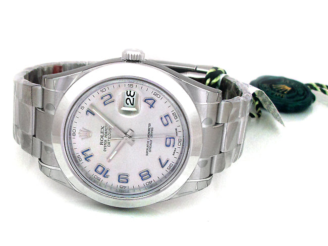41mm Rolex Stainless Datejust II Silver Arabic Numeral 116300.