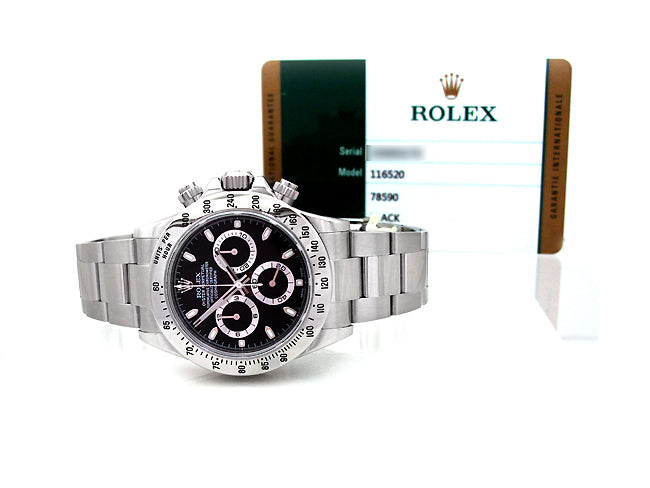 40mm Rolex Stainless Daytona Cosmograph  116520.