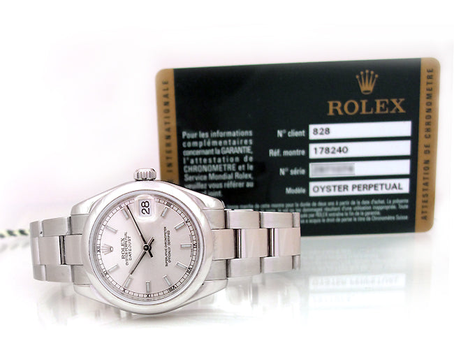 31mm Rolex Stainless Datejust 178240.