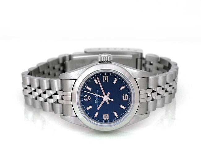 26mm Rolex Stainless Oyster Perpetual Blue 67180.