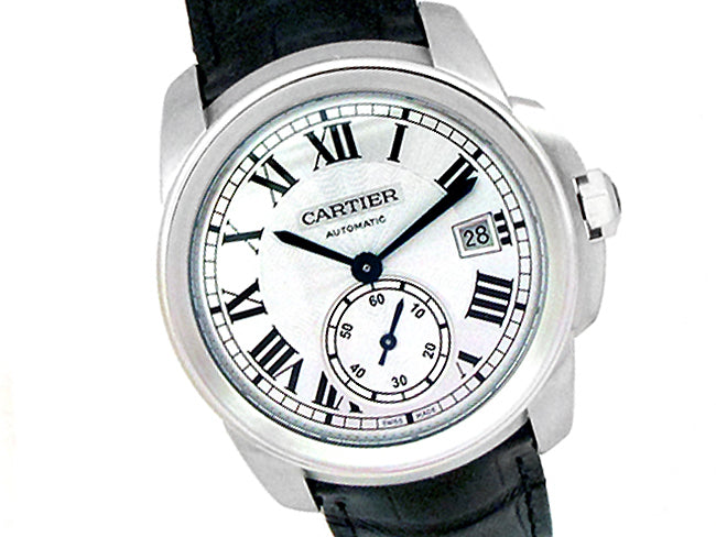 38mm Cartier Stainless Calibre Watch WSCA0003.