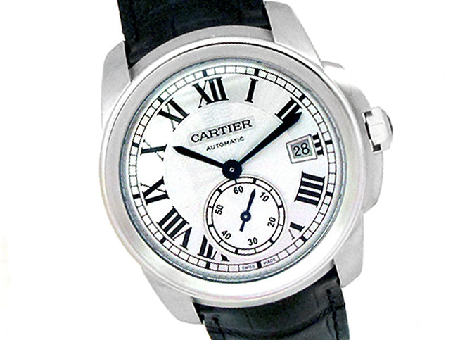 38mm Cartier Stainless Calibre Watch WSCA0003.