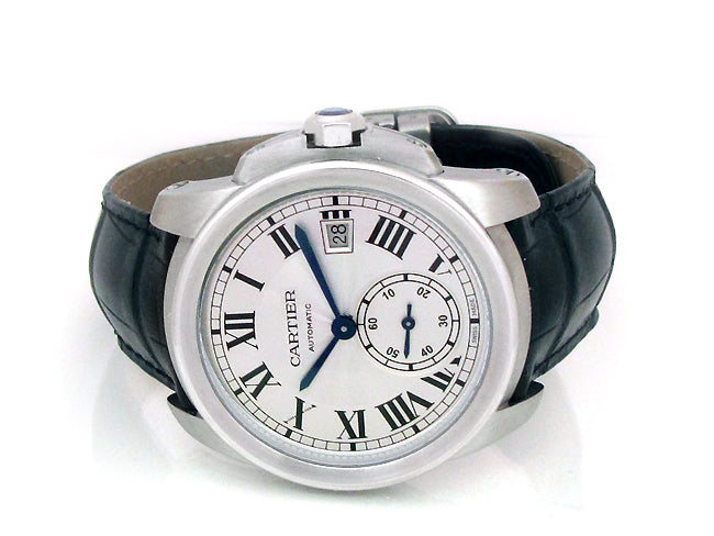 38mm Cartier Stainless Calibre Watch WSCA0003.