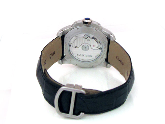 38mm Cartier Stainless Calibre Watch WSCA0003.