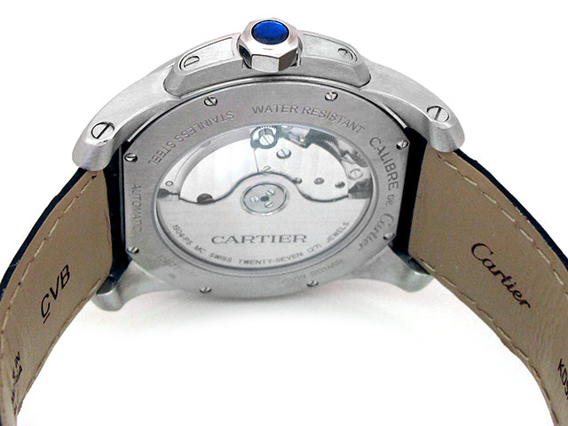 38mm Cartier Stainless Calibre Watch WSCA0003.