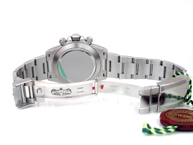 40mm Rolex Stainless Steel Oyster Perpetual Daytona Cosmograph Watch 116520