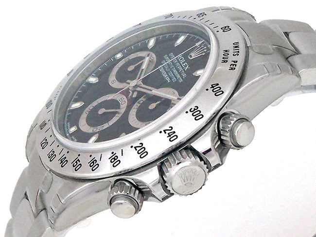 40mm Rolex Stainless Steel Oyster Perpetual Daytona Cosmograph Watch 116520