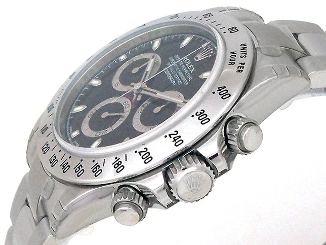 40mm Rolex Stainless Steel Oyster Perpetual Daytona Cosmograph Watch 116520
