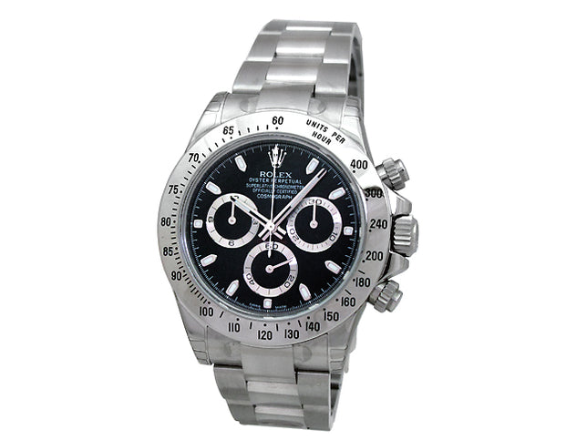 40mm Rolex Stainless Steel Oyster Perpetual Daytona Cosmograph Watch 116520