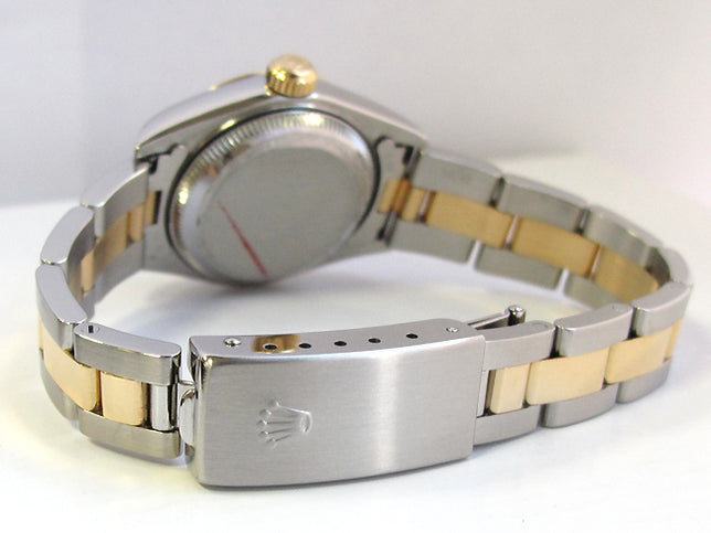 26mm Rolex Two-Tone Datejust Rhod Dial Oyster Band 79163.