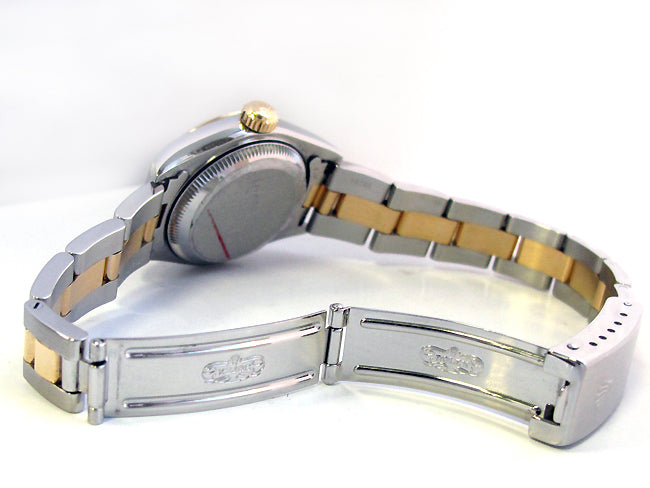 26mm Rolex Two-Tone Datejust Rhod Dial Oyster Band 79163.