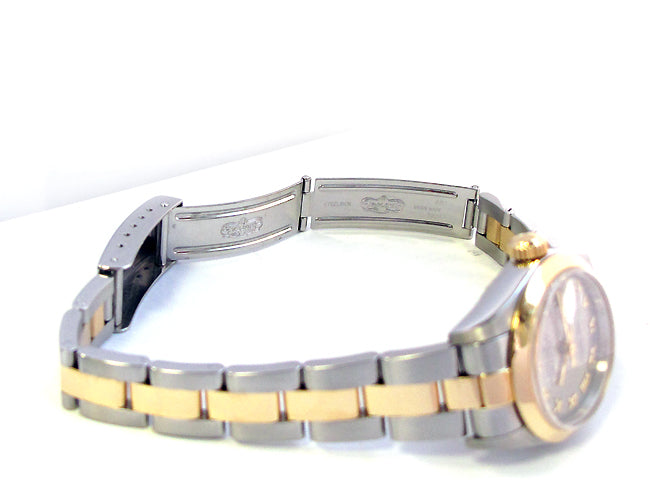 26mm Rolex Two-Tone Datejust Rhod Dial Oyster Band 79163.