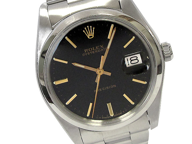 34mm Midsize Rolex Stainless Oyster Precison Date Watch 6694.