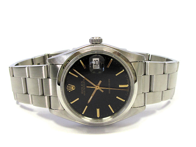 34mm Midsize Rolex Stainless Oyster Precison Date Watch 6694.