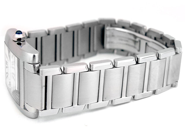 Midsize Cartier Stainless Steel Tank Francais Watch WSTA0005