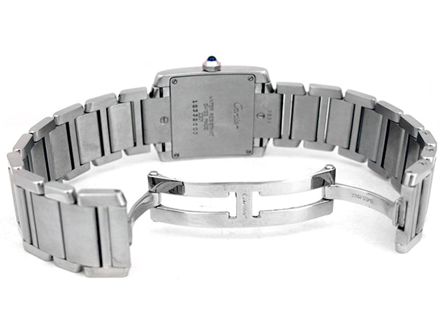 Midsize Cartier Stainless Steel Tank Francais Watch WSTA0005