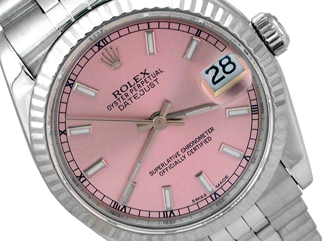 31mm Rolex Stainless Datejust Watch 68274.