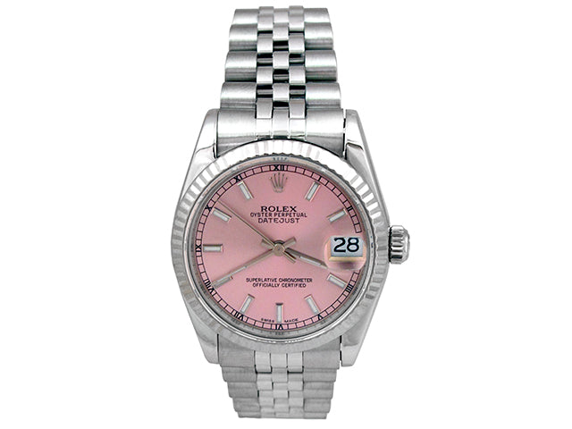 31mm Rolex Stainless Datejust Watch 68274.