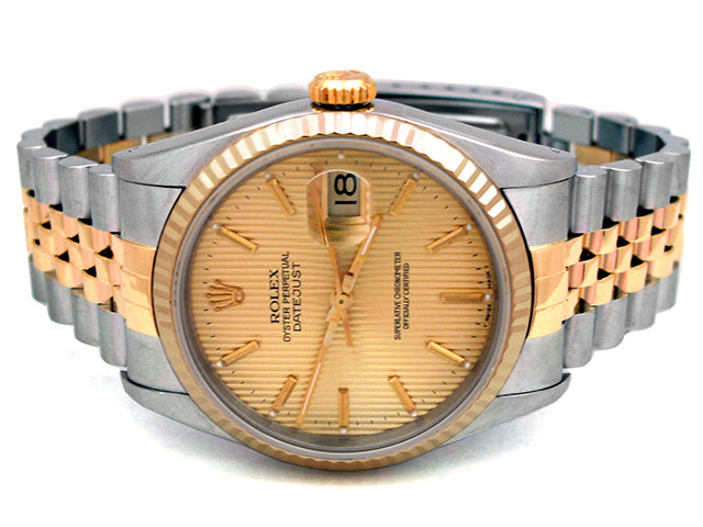 36mm  Rolex Two-Tone Datejust Watch 16233.