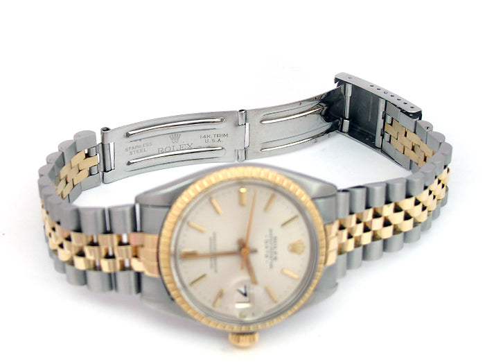 34mm Rolex Two-Tone Date Watch 1505.