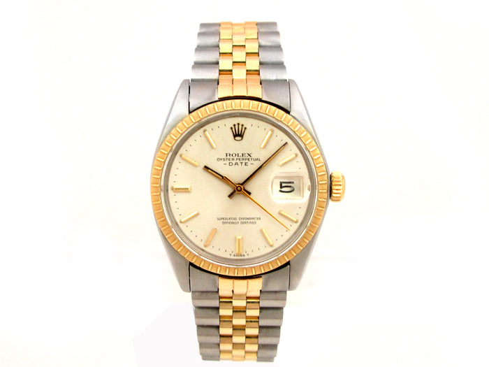 34mm Rolex Two-Tone Date Watch 1505.
