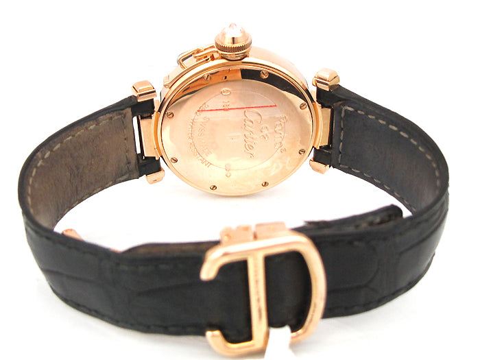 32mm 18K Rose Gold Cartier Pasha Diamond Dial WJ119136