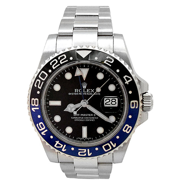 40mm Rolex Stainless Steel GMT-Master II Batman 116710BLNR