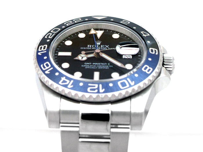 40mm Rolex Stainless Steel GMT-Master II Batman 116710BLNR