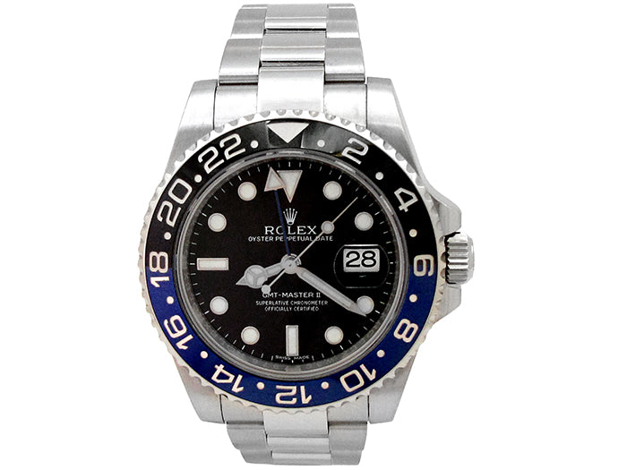 40mm Rolex Stainless Steel GMT-Master II Batman 116710BLNR