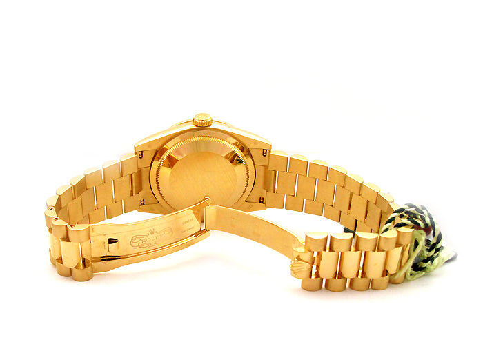 36mm Rolex 18k Yellow Gold Crown Collection Daydate 118348.