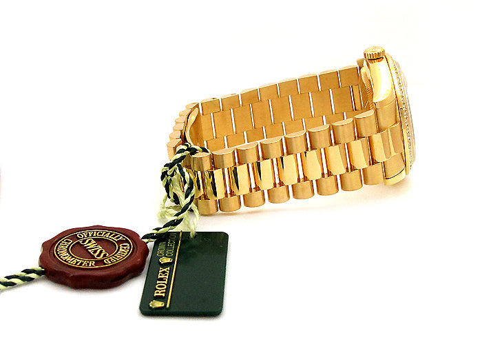 36mm Rolex 18k Yellow Gold Crown Collection Daydate 118348.