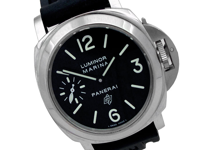 44mm Panerai Luminor Marina Logo Accicaio PAM01005.