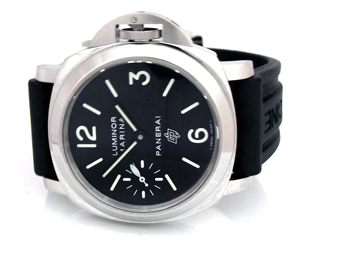 44mm Panerai Luminor Marina Logo Accicaio PAM01005.