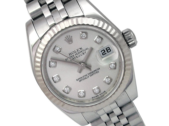 26mm Rolex Stainless Steel Oyster Perpetual Datejust Watch 179174